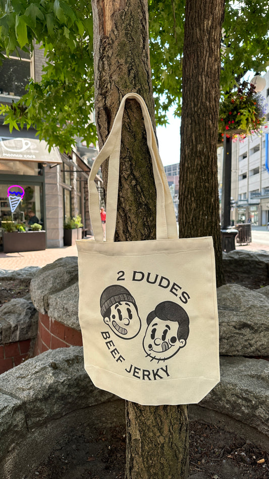 Two Dudes Canvas Tote Bag